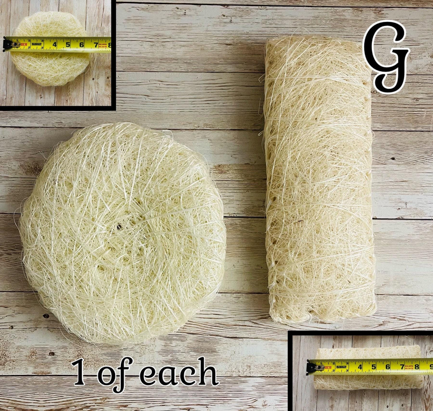 Estropajo De Ixtle Mexicano Ixtle Scourer Body Scrub 100% Natural Fibers