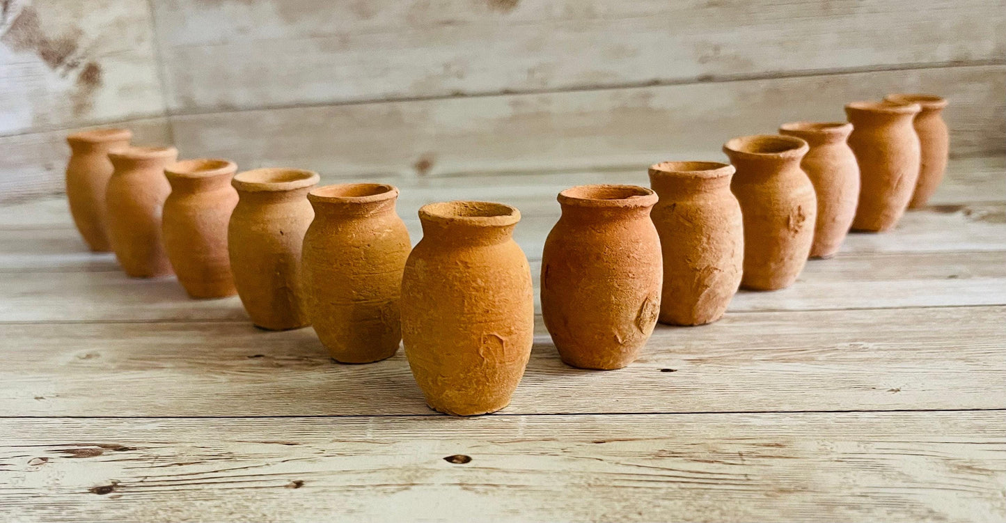 Mini Cantaritos for Tequila Shots or Hot Tea Mini Tequileros Mexicanos