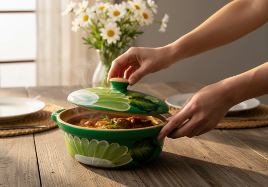 Tortillero oh Cazuela de Barro Mexicano Mexican Terra Cota Tortilla Warmer or Casserole