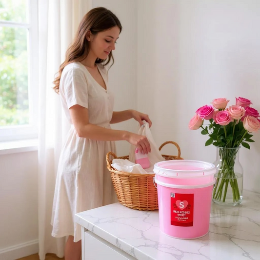 Red Roses Fabric Softener Suavizante de Rosa Floral Rosa
