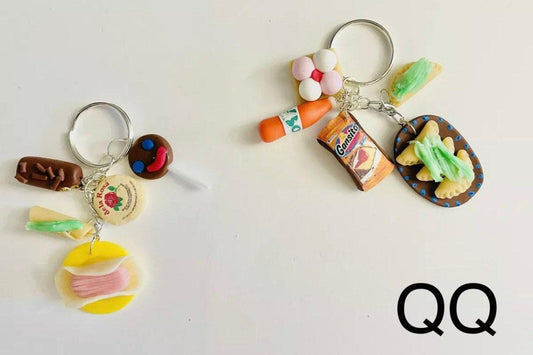 Llaveros de Ofrendas para Dia De Los Muertos Mexican Keychain Charms