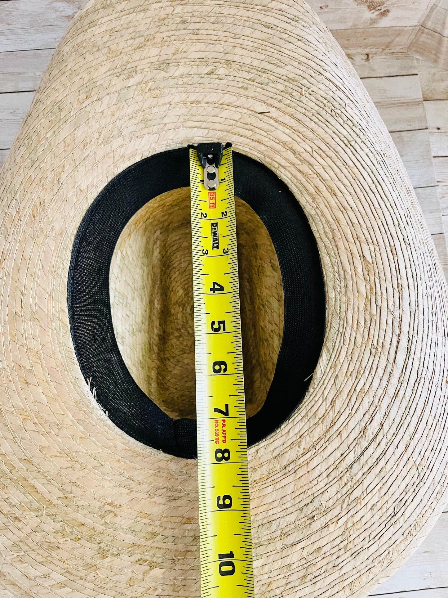 Cowboy Mexican Palm Leaf Straw Hat Sombrero Vaquero Artesanal de Palma