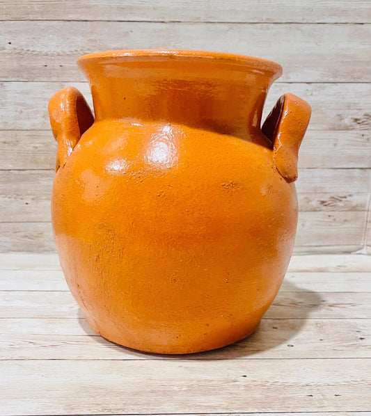 Mexican 2 Liter Terra Cota Pot Olla de Barro Mexicana de 2 Litros