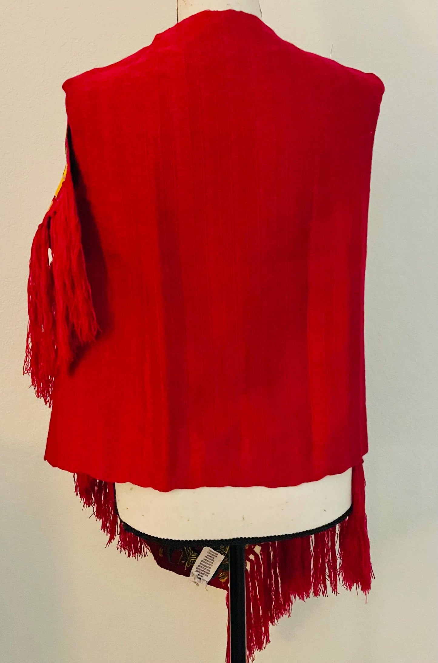 Mexican Sunflower Embroidered Handmade Shawl Reboso Bordado Mexicano de Girasoles