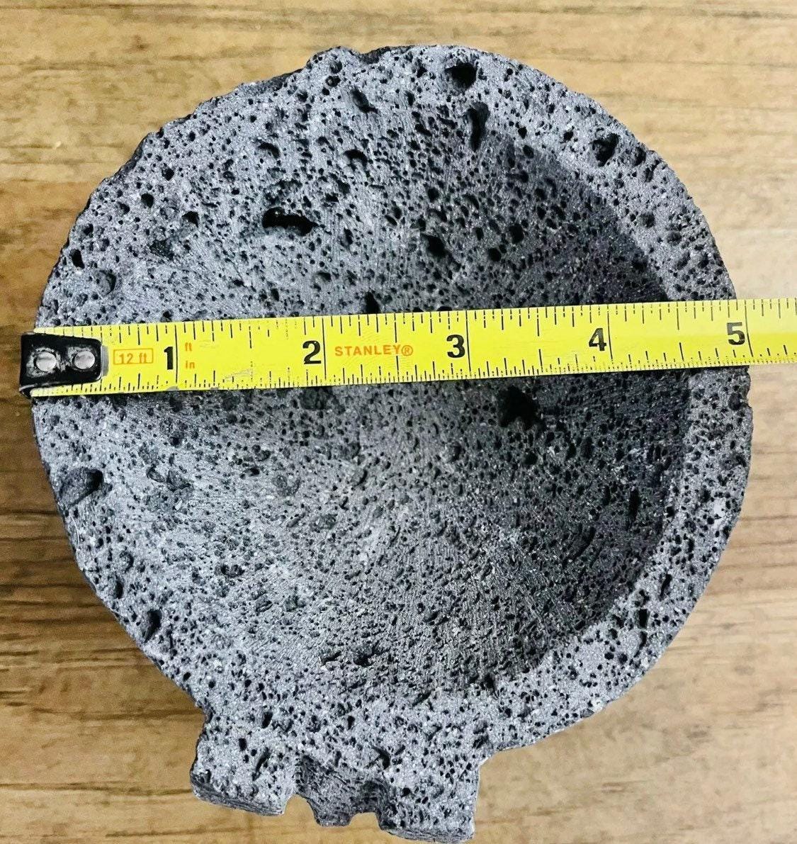 Molcajete/Tejolote Authentic Mexican Mortar & Pestle Made From Lava Rock “Pig” Molcajete Mexican de Piedra Volcanica