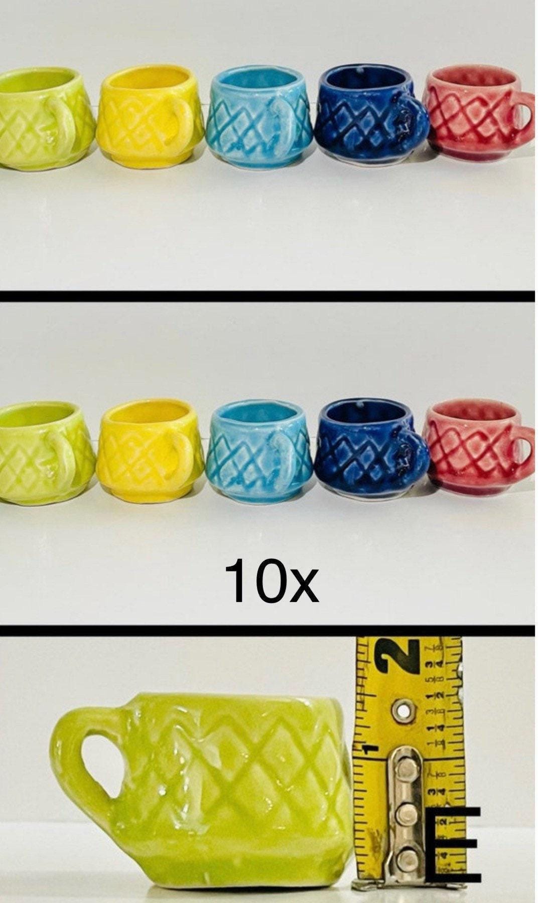 Mini Cantaritos for Tequila Shots or Hot Tea Mini Tequileros Mexicanos