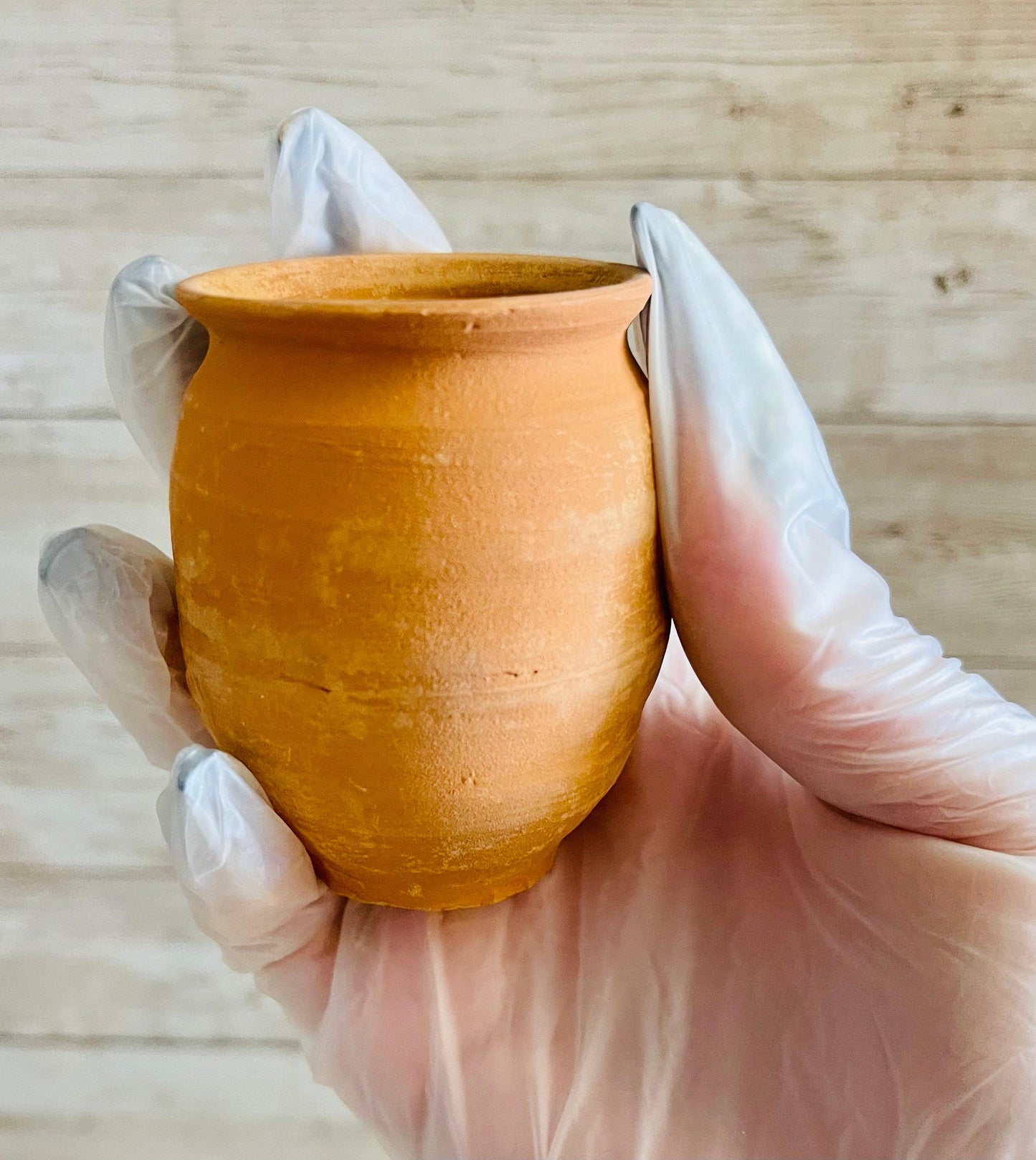Mini Cantaritos for Tequila Shots or Hot Tea Mini Tequileros Mexicanos 2 1/2 - 3 Inches Tall