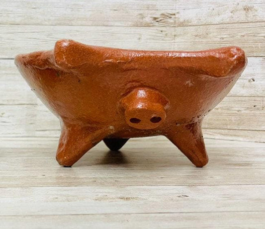 Authentic Mexican Pig Molcajete Molcajete Mexicano de Barro en Forna de Marranito