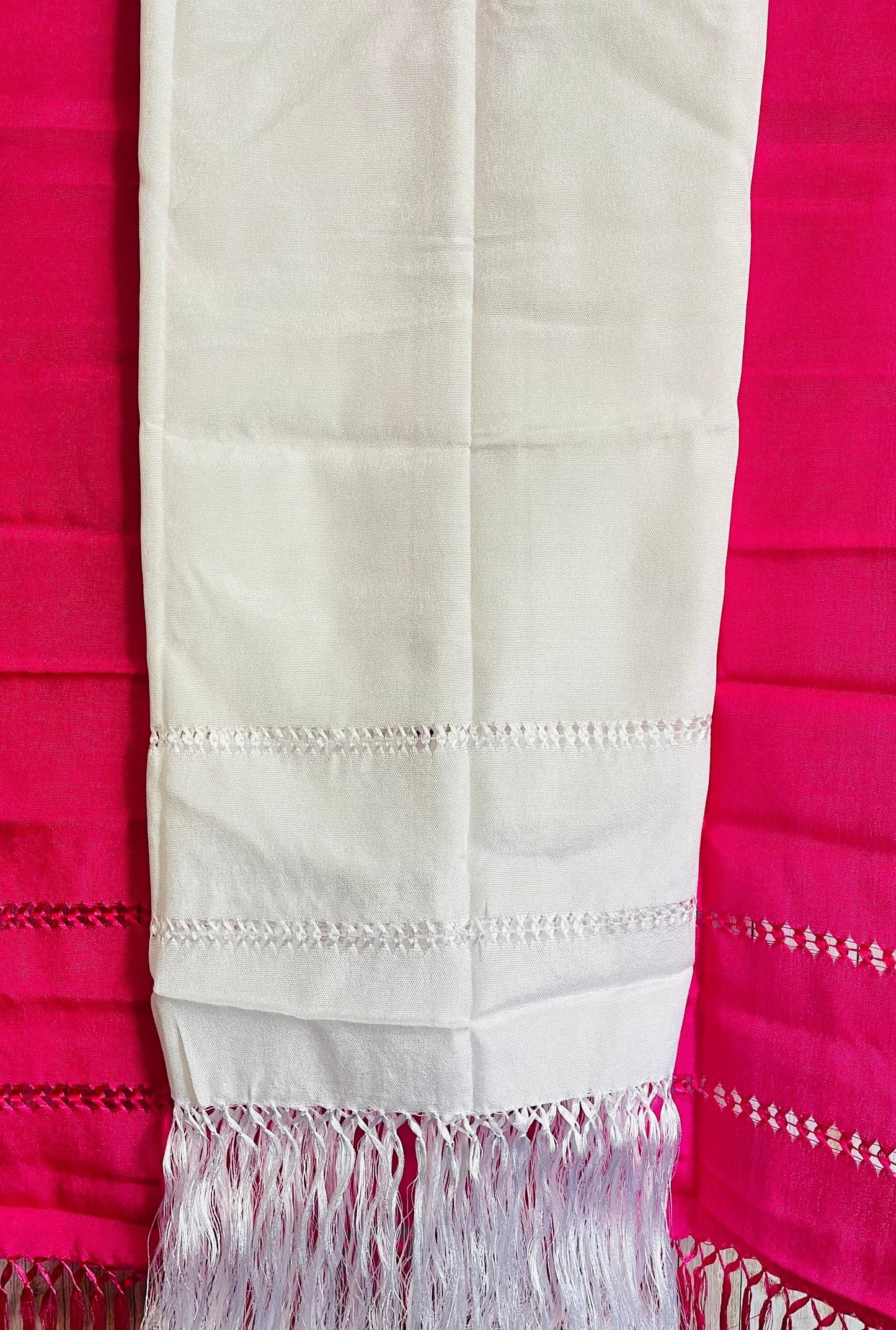 Authentic Mexican Silk Wrap Shawl Reboso Mexicano De Artiseda