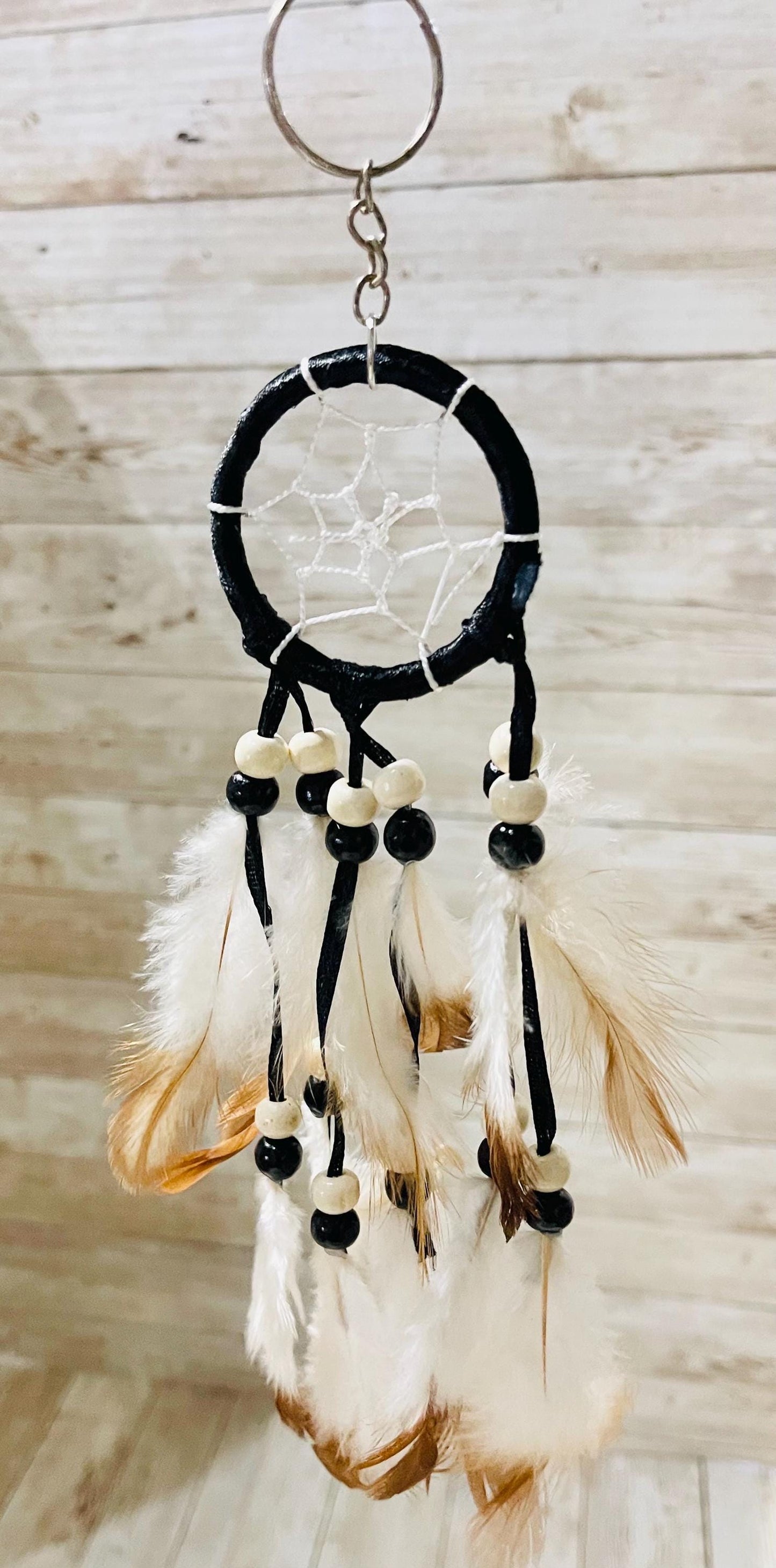 Dreamcatcher with Feathers for Car Visors Wall Hanging Decorations Atrapasueños con Plumas para Carros Decoraciones