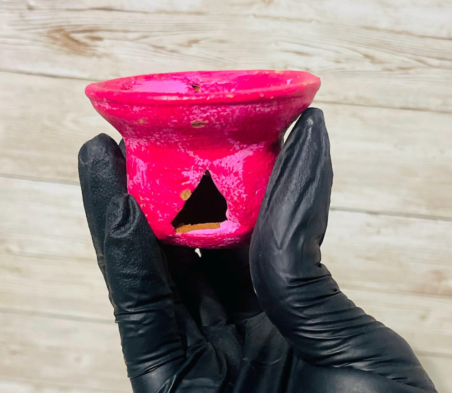 Anafres de Barro Mexicano Chico Small Mexican Clay Incense Burner for Day of the Dead Dia de Muertos