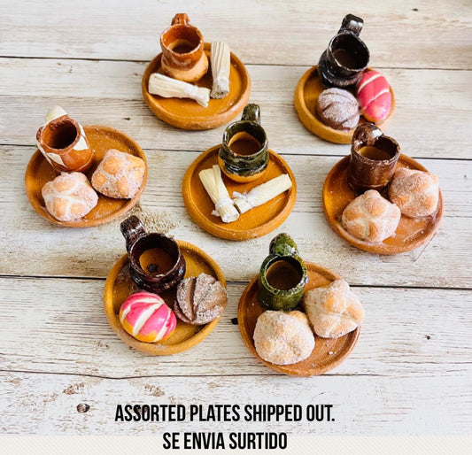 Miniature Day of the Dead Food Offerings Ofrendas de Comida para Dia De Muertos