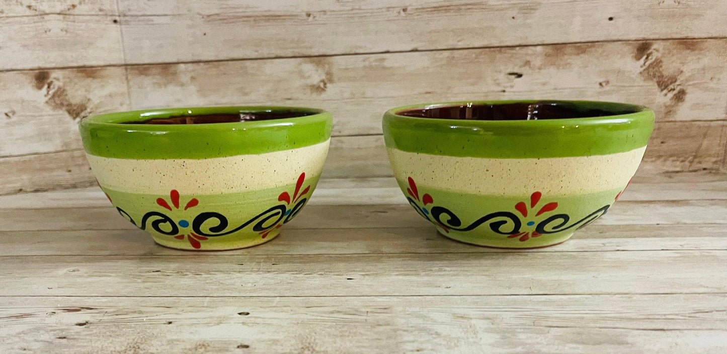 Terra Cota Mexican Clay Bowls Platos de Barro Engove