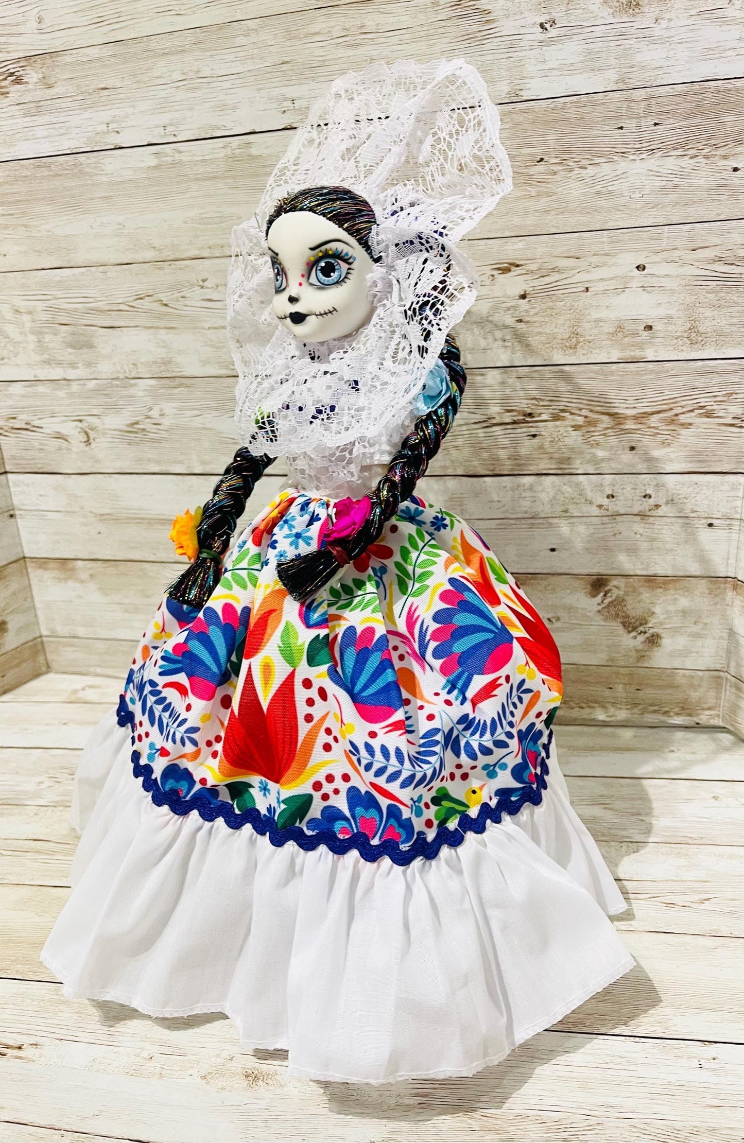 Day of the Dead Frida Kahlo Catrina Doll Catrina de Frida Kahlo Dia de Muertos