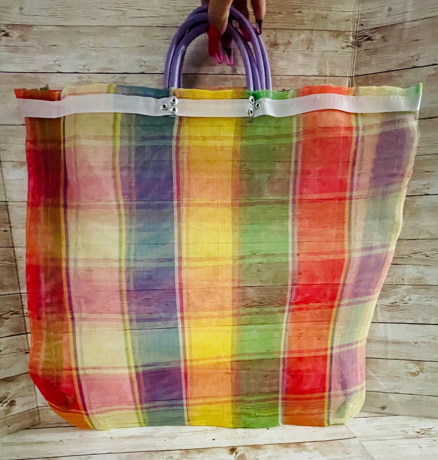 Reuseable Mercado Mesh Bag Bolsas de Maya Mexicanas