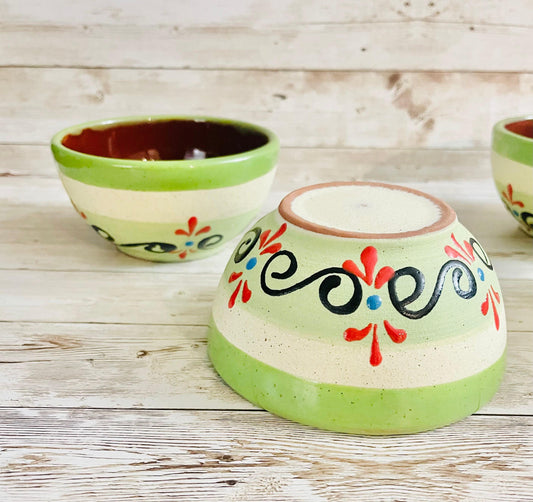 Terra Cota Mexican Clay Bowls Platos de Barro Engove