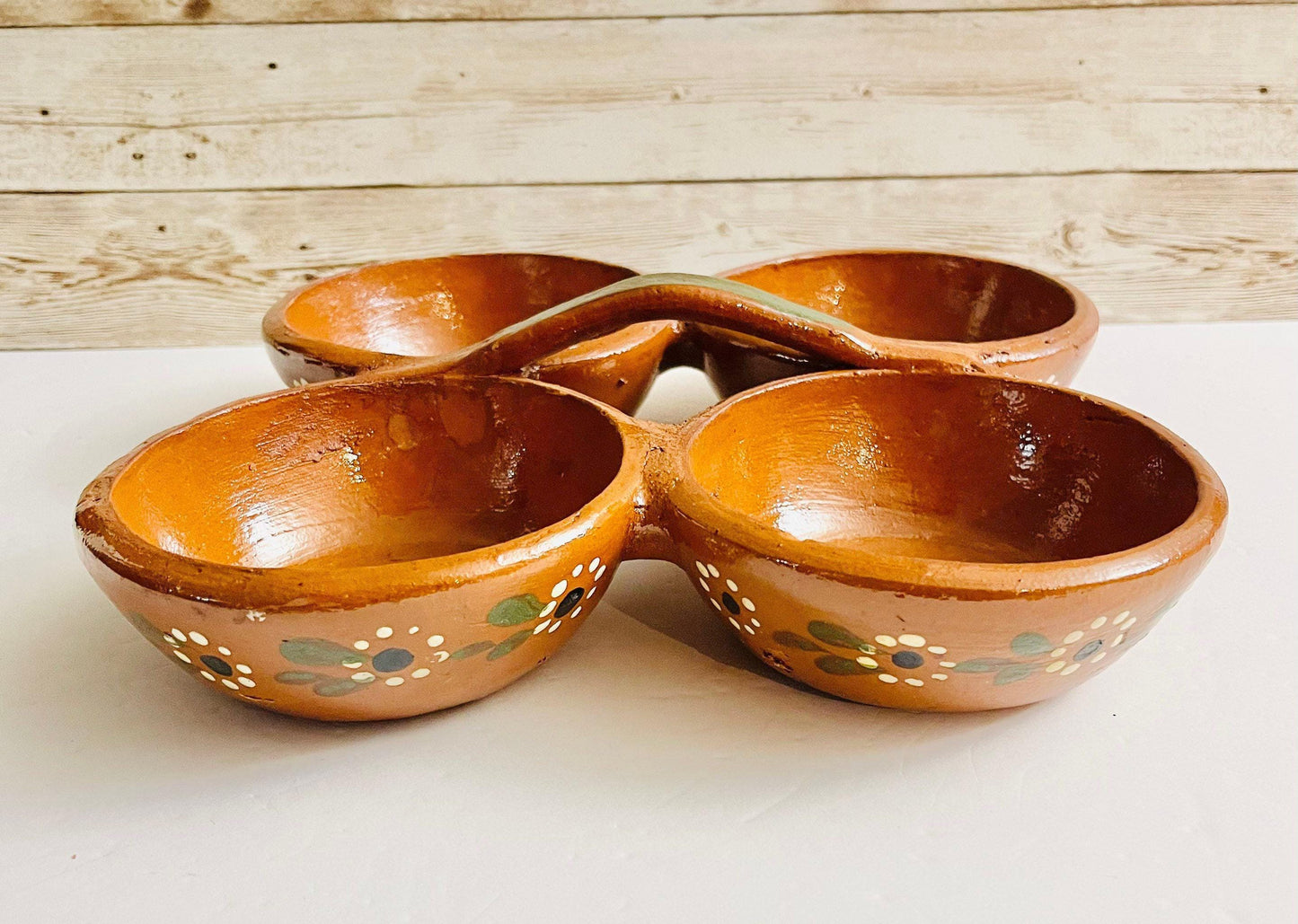 Terracotta Salsa Holder (2, 3, 4 &5 Trays) Salsero de Barro de 2, 3, 4, y 5 Platos