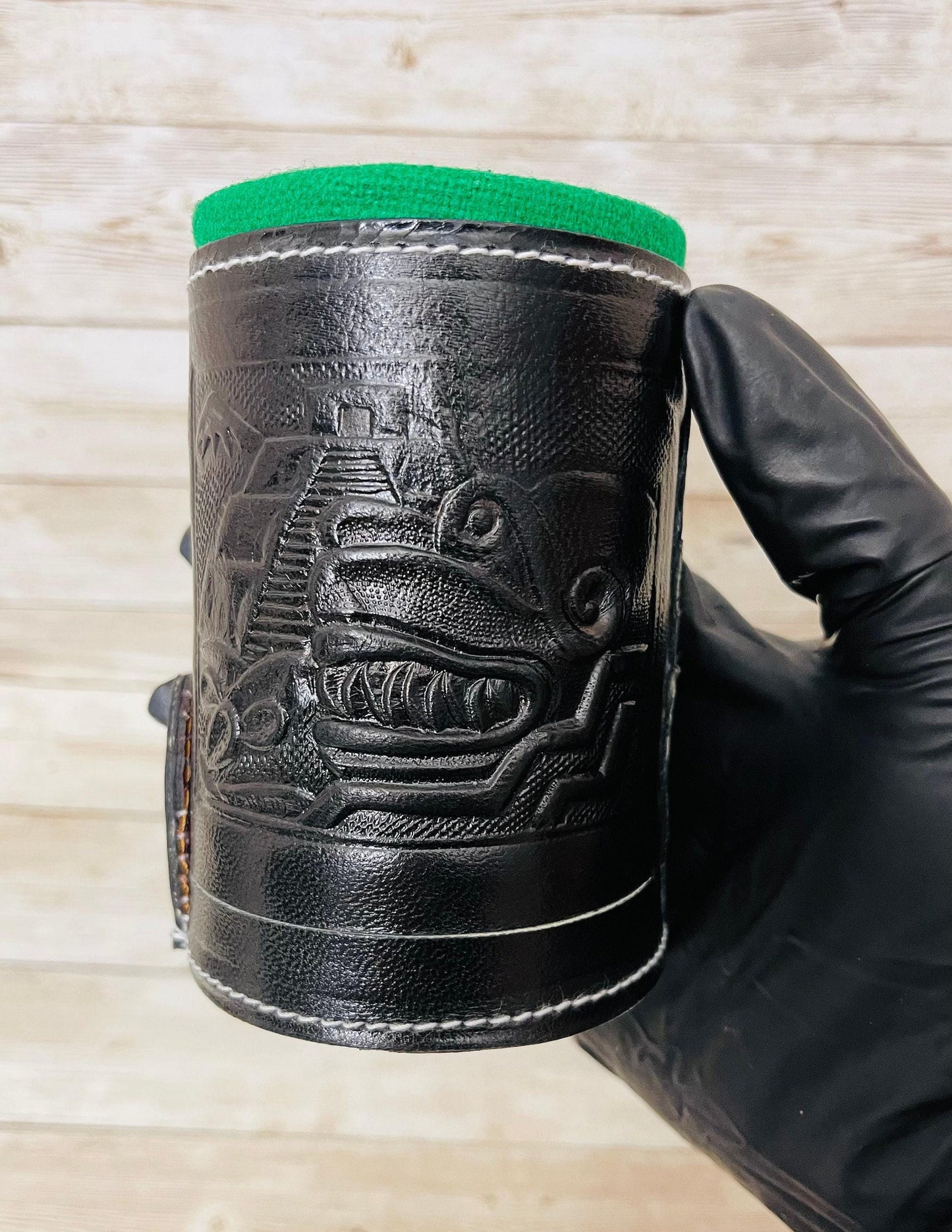 Cubilete Mexicano Poker Dice Cup Leather Engraved
