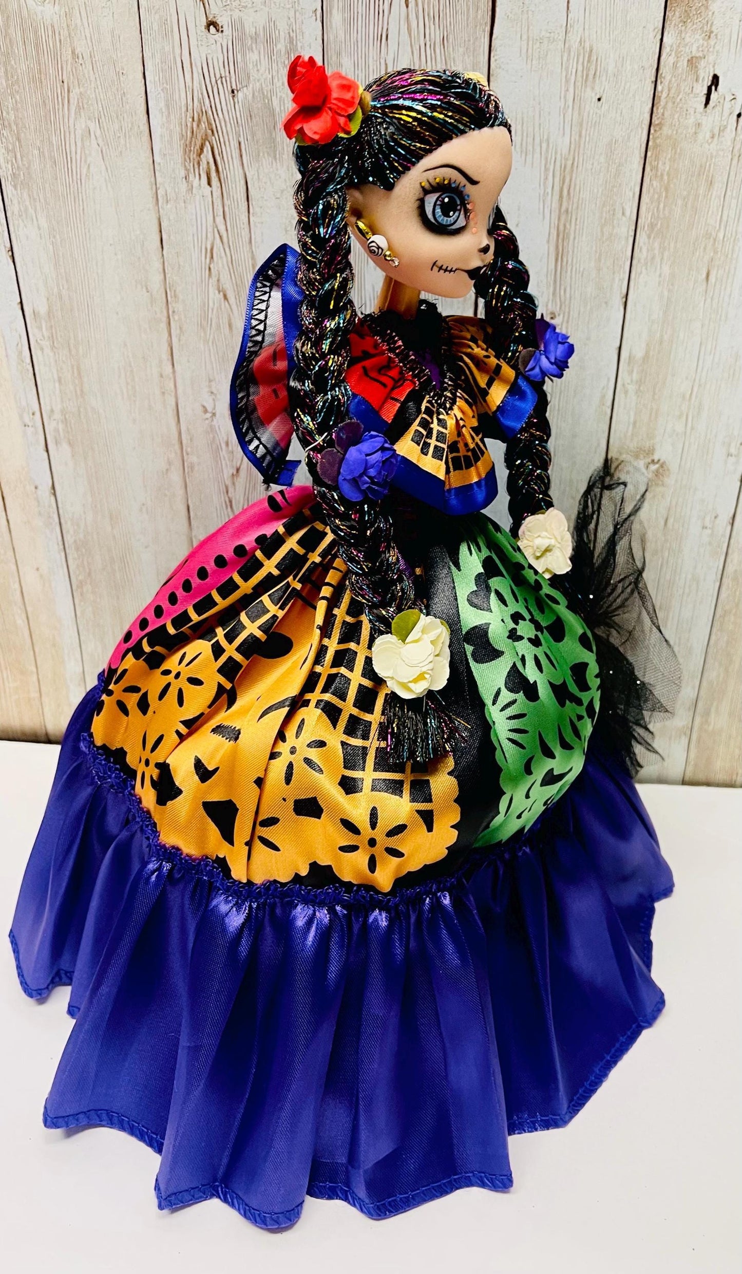 Day of the Dead Frida Kahlo Catrina Doll Catrina de Frida Kahlo Dia de Muertos