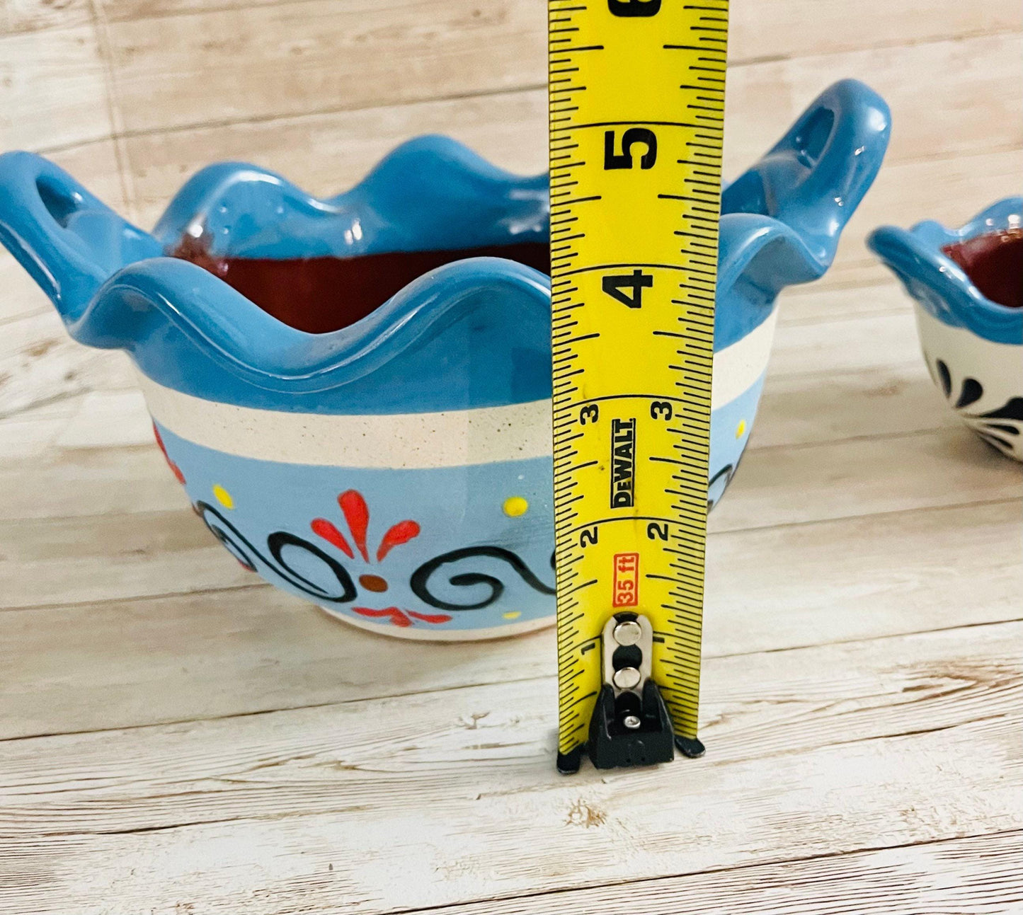 Terra Cota Mexican Clay Salsa Bowls Platos de Barro Engove