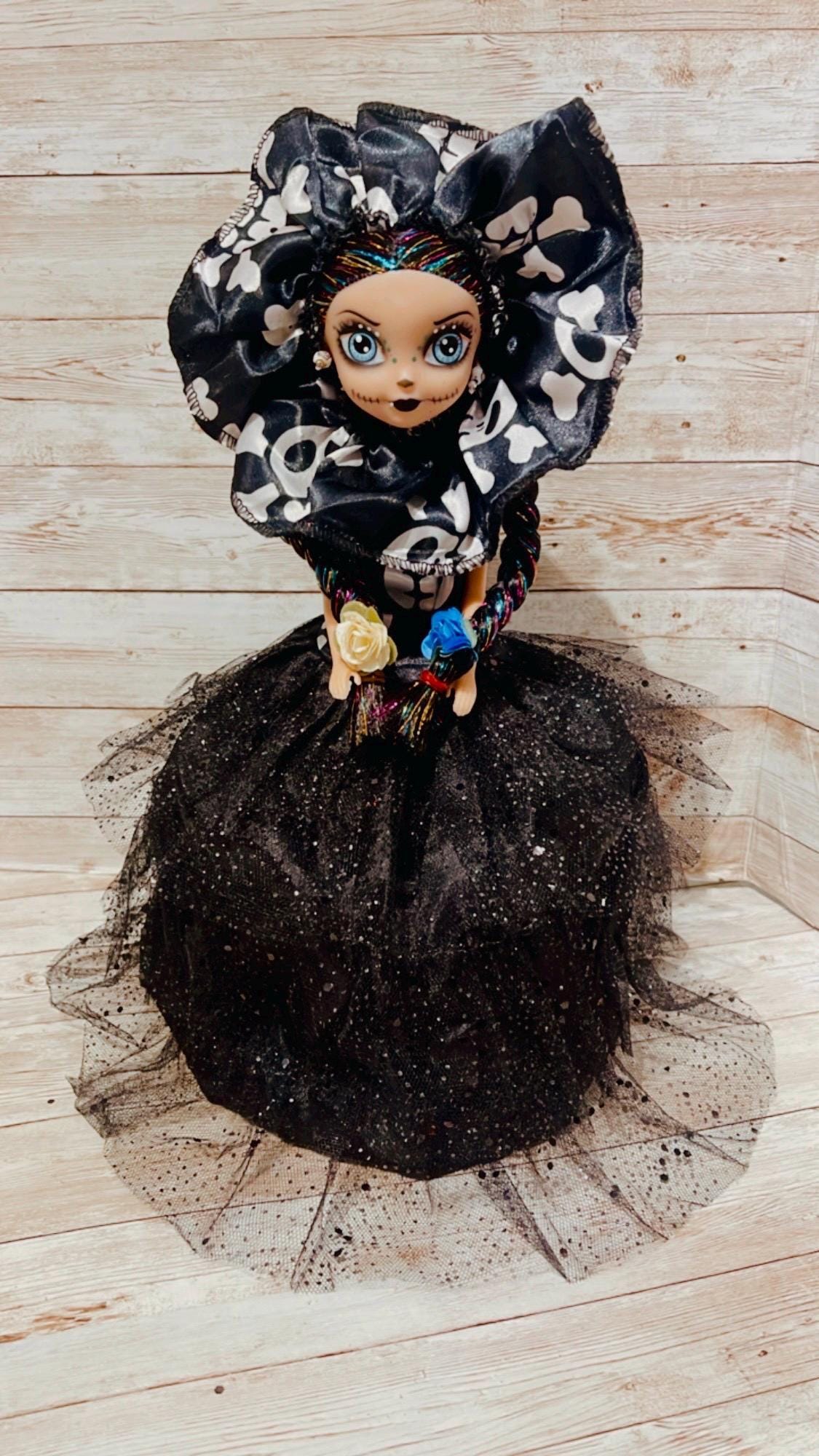 Day of the Dead Frida Kahlo Catrina Doll Catrina de Frida Kahlo Dia de Muertos