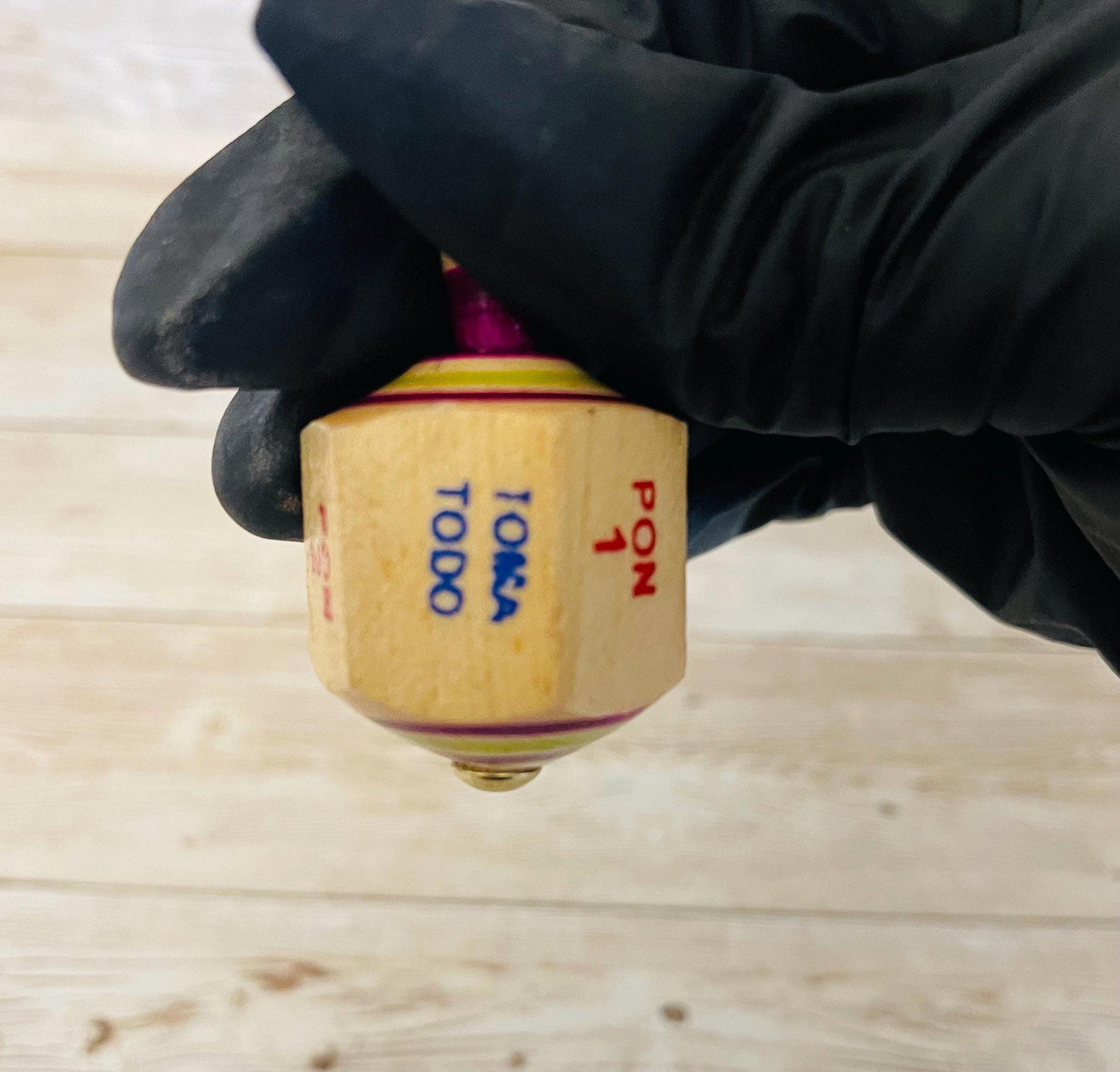 Mexican Wood Tomatodo Pironola Wooden Classic Mexican Toy