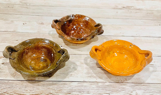Cazuelitas Chicas De Barro Mexicano Small Mexican Clay Casseroles