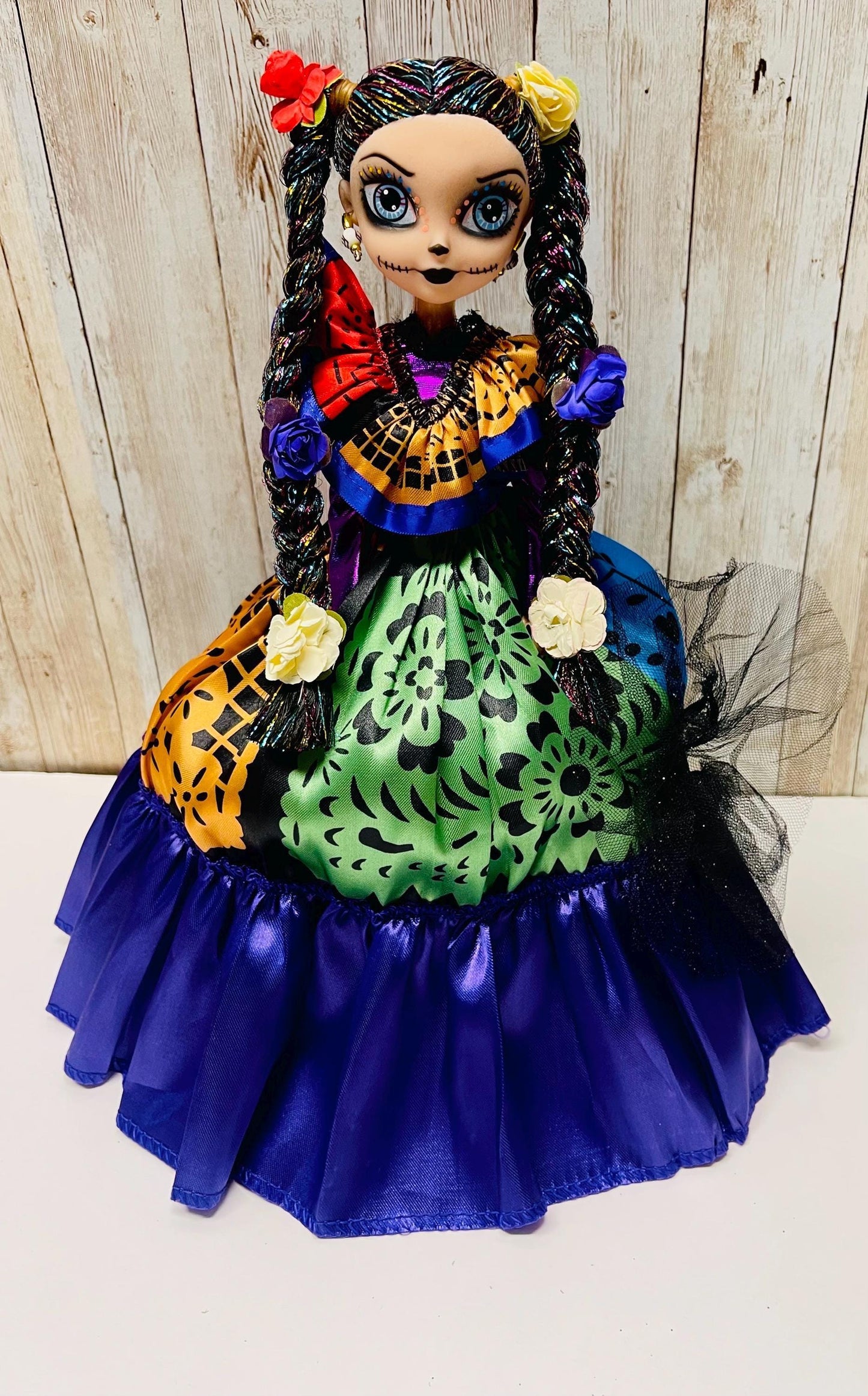 Day of the Dead Frida Kahlo Catrina Doll Catrina de Frida Kahlo Dia de Muertos
