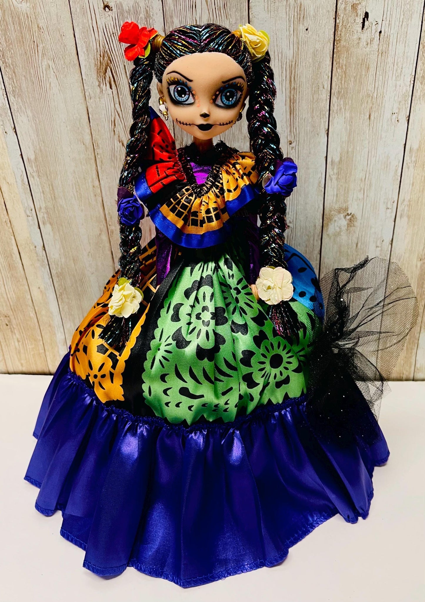 Day of the Dead Frida Kahlo Catrina Doll Catrina de Frida Kahlo Dia de Muertos