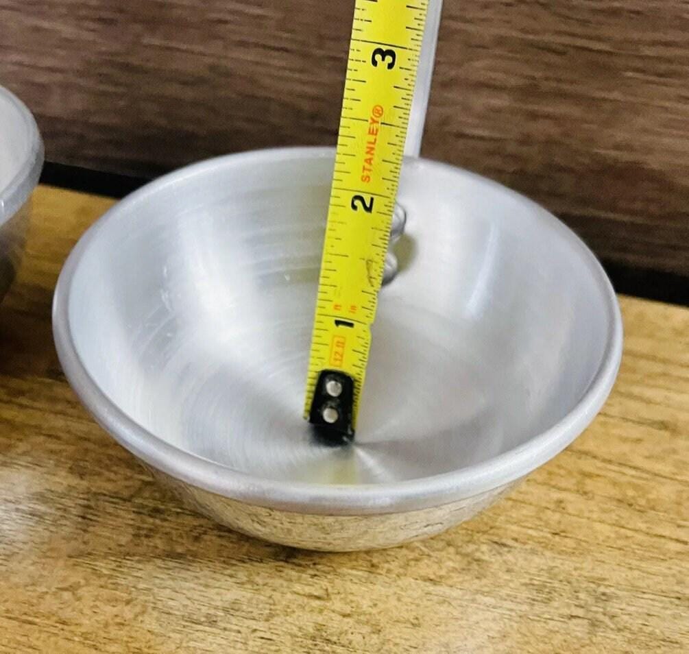 Mexican Ladle Aluminum Hooked Handle Spoon for Vitrolero Lemonade Soup Cucharon De Aluminio Mexicano
