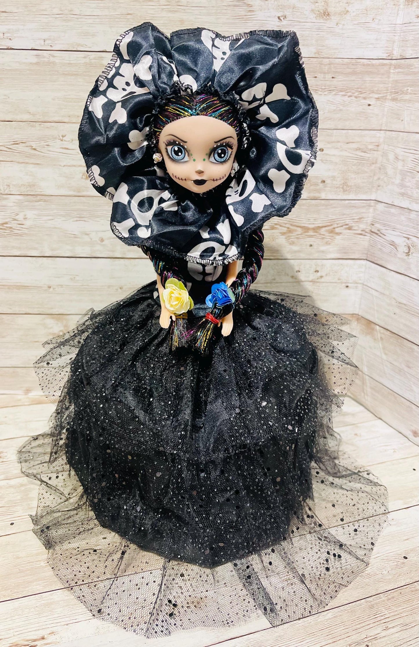 Day of the Dead Frida Kahlo Catrina Doll Catrina de Frida Kahlo Dia de Muertos
