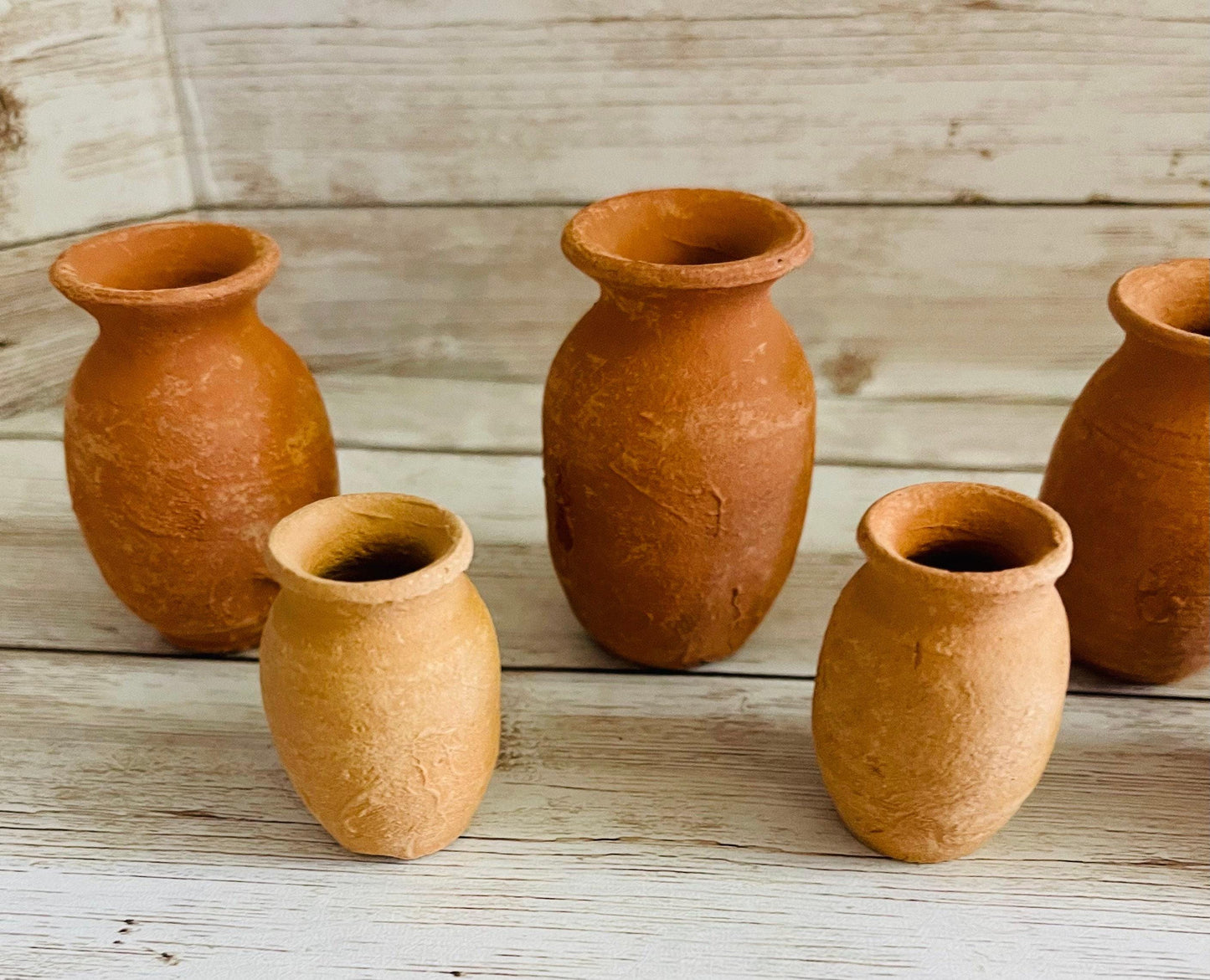 12x Mini Cantaritos for Tequila Shots or Hot Tea Mini Tequileros Mexicanos 2 Sizes