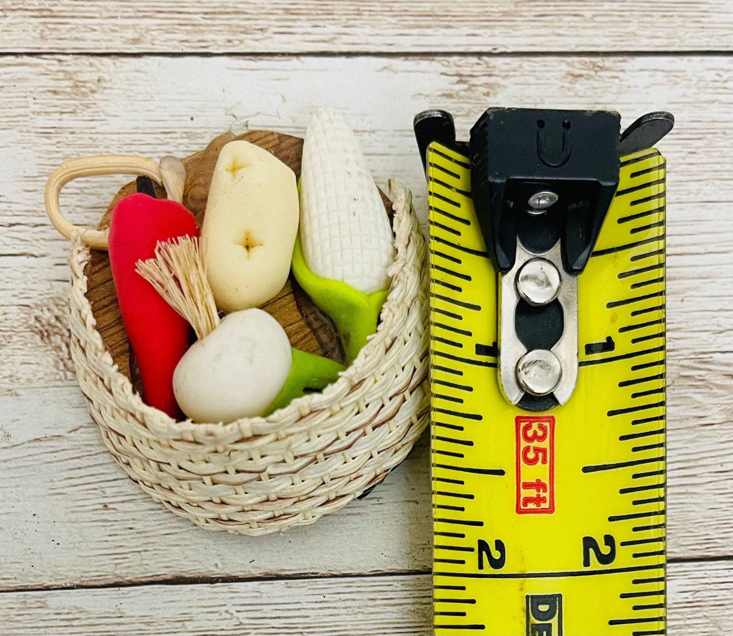 4x Mexican Kitchen Food Magnets Miniature Accessories 4 Imanes de Comidita para Cocina