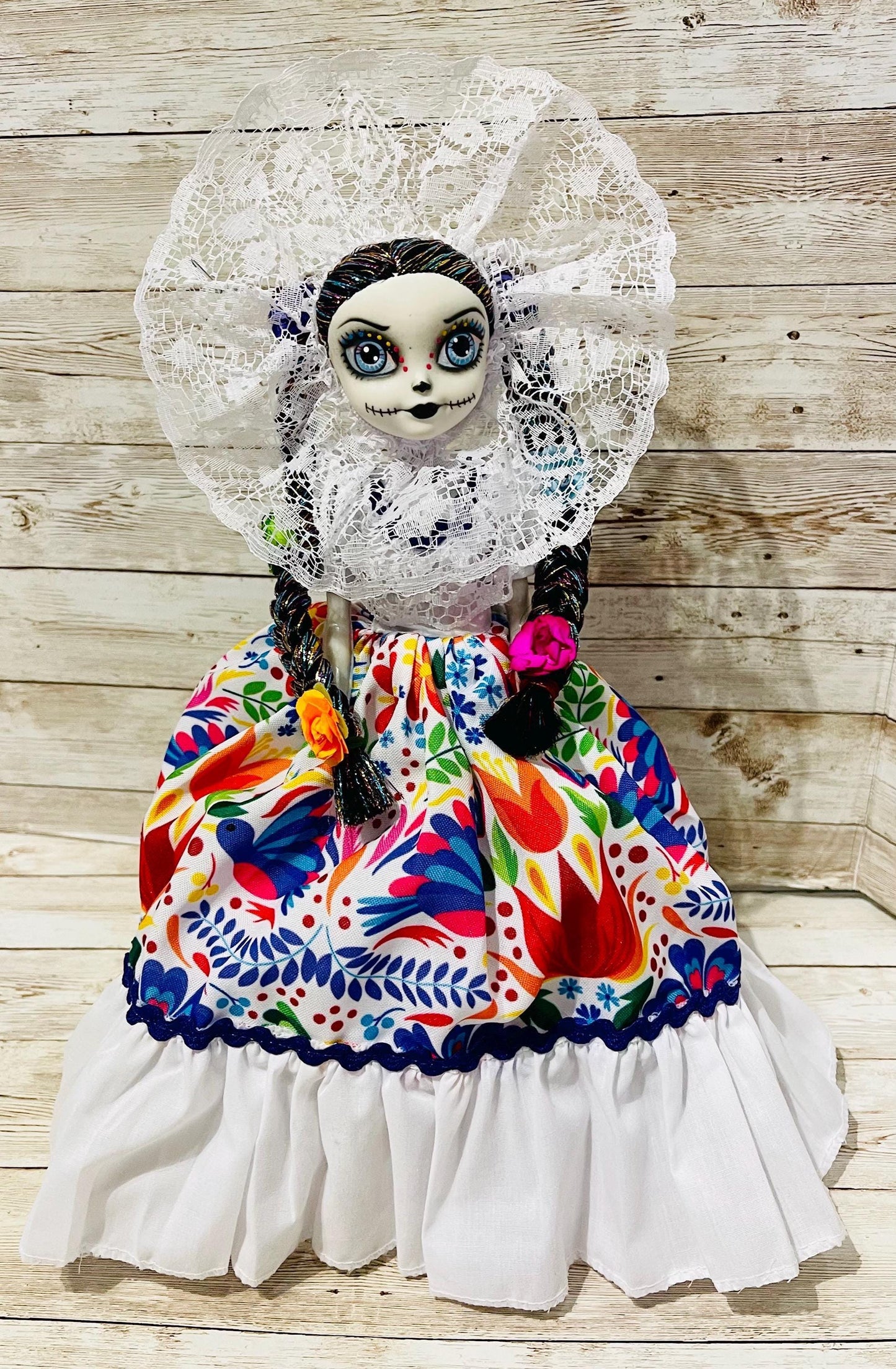 Day of the Dead Frida Kahlo Catrina Doll Catrina de Frida Kahlo Dia de Muertos