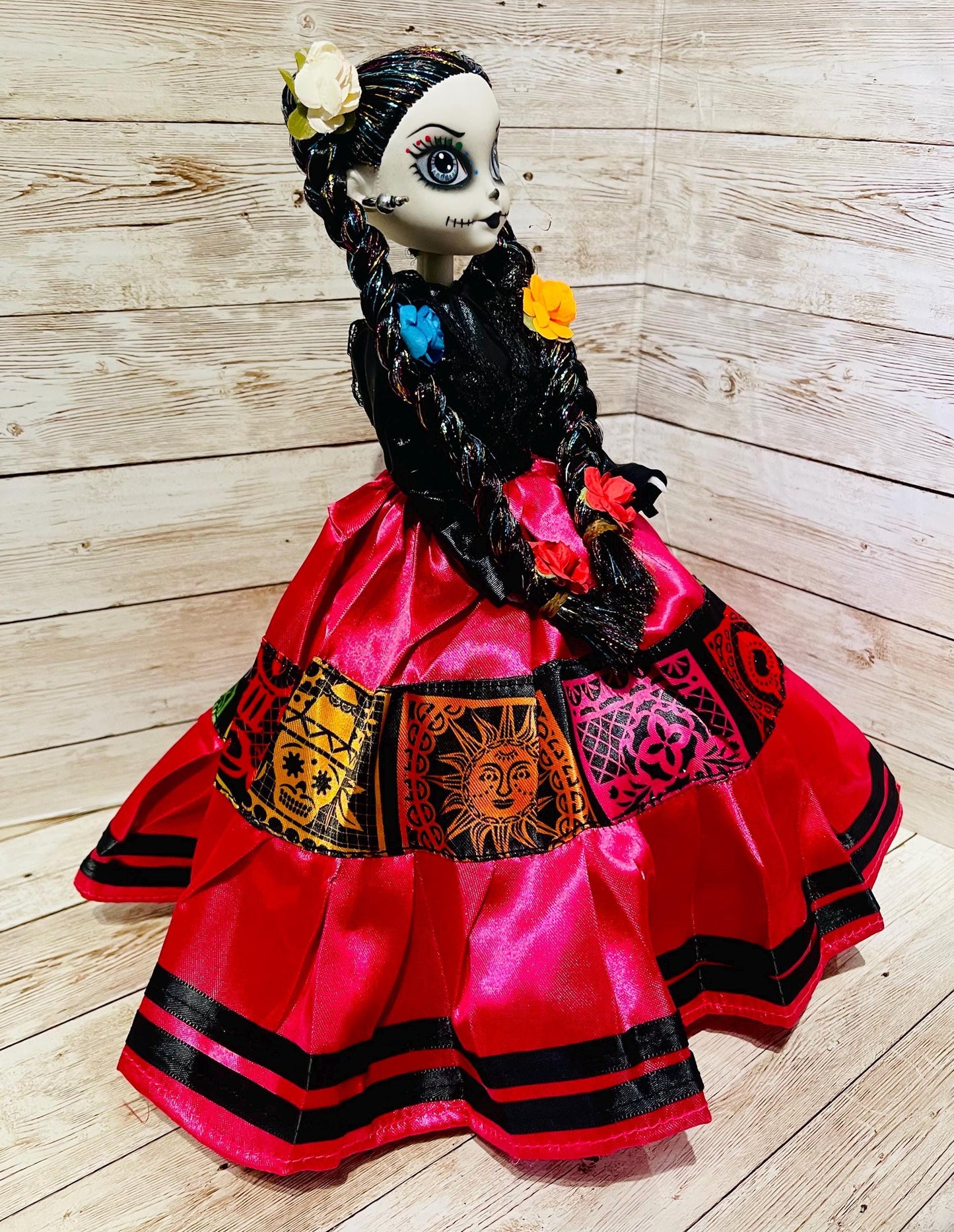 Day of the Dead Frida Kahlo Catrina Doll Catrina de Frida Kahlo Dia de Muertos
