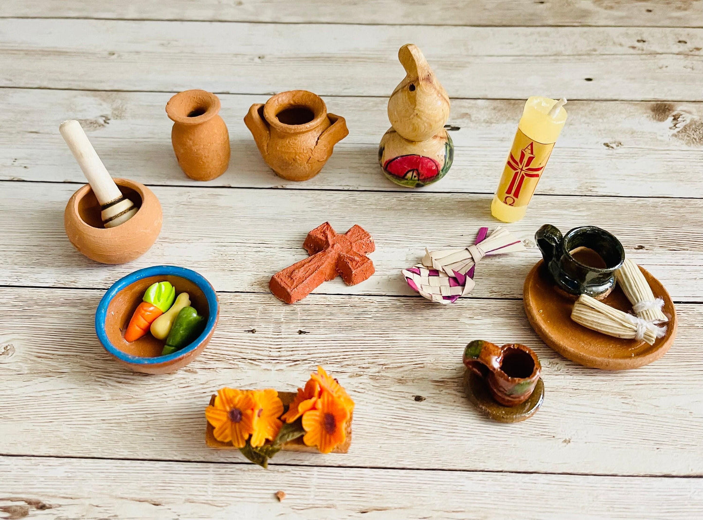 Day of the Dead Food Offerings Accessories Comida y Accessorios de Ofrendas para Dia De Los Muertos
