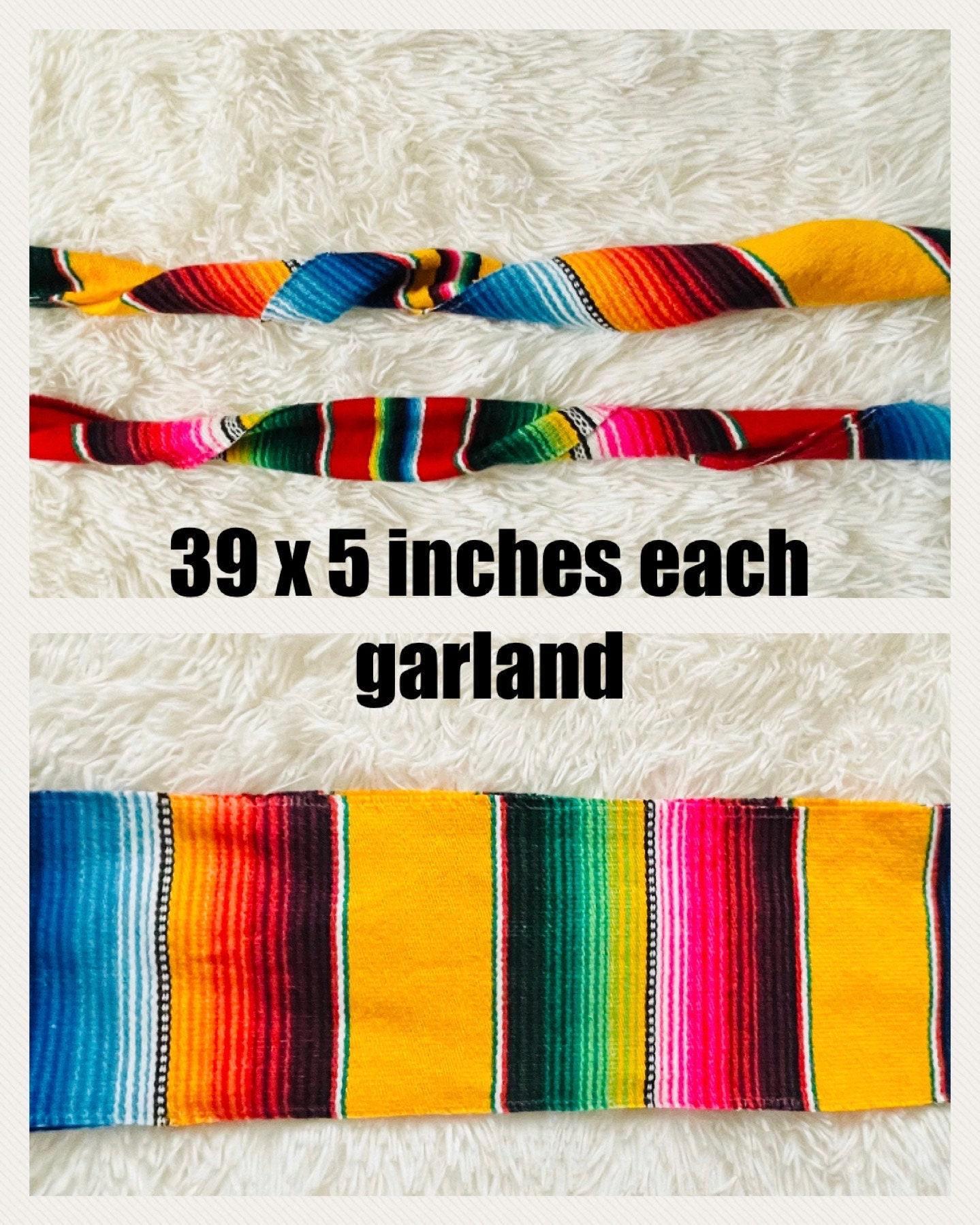 Mexican Sarape Garland Guirnalda de Sarape Mexicano