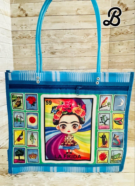 Frida Kahlo Reuseable Mesh Mercado Bags Bolsas de Maya de Frida Kahlo