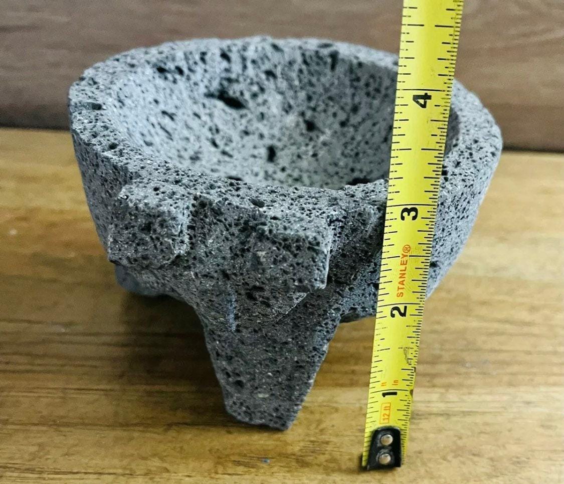 Molcajete/Tejolote Authentic Mexican Mortar & Pestle Made From Lava Rock “Pig Molcajete Mexican de Piedra Volcanica