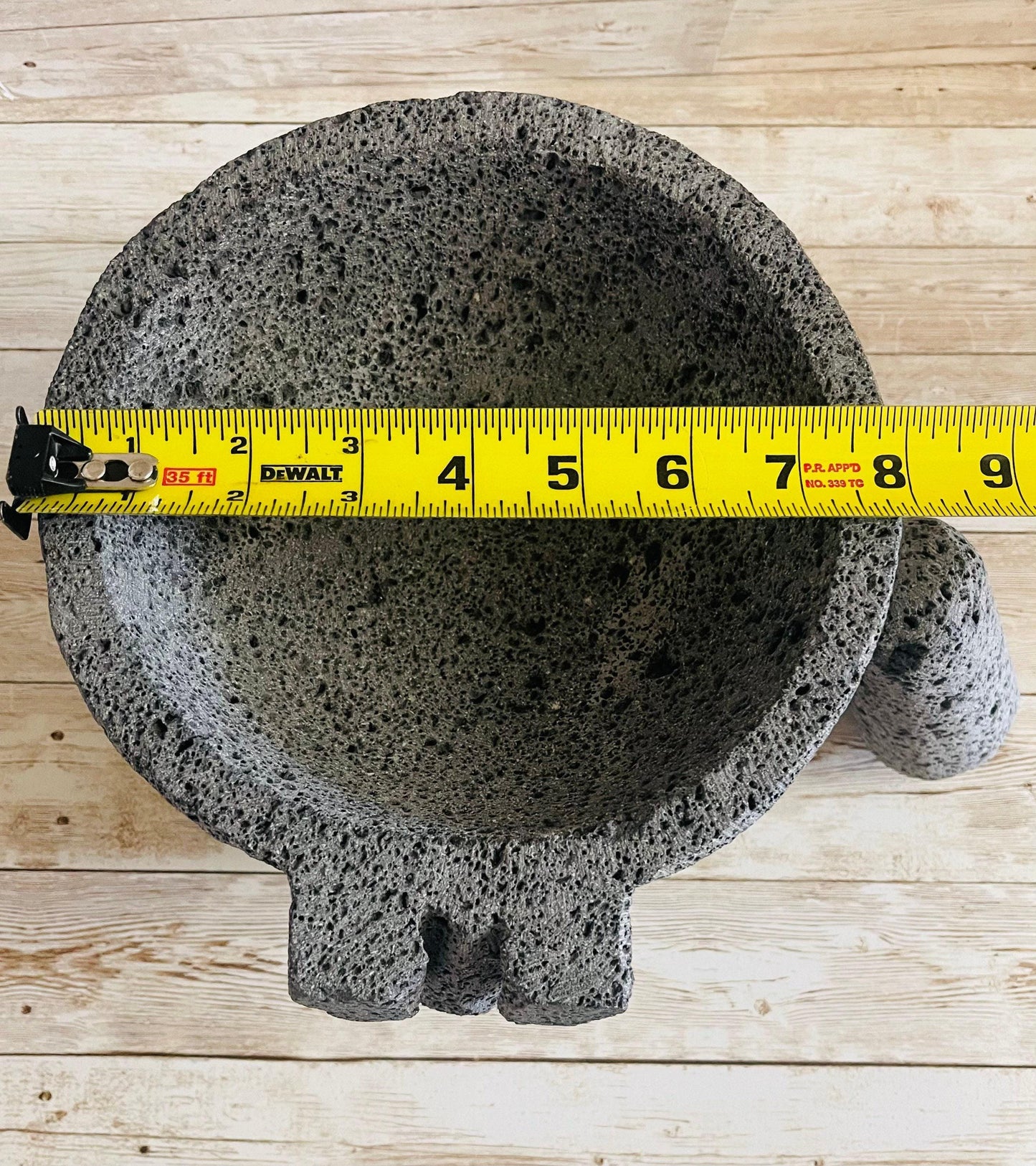 Molcajete/Tejolote Authentic Mexican Mortar & Pestle Made From Lava Rock “Pig” Molcajete Mexicano Molcajete Mexicano de Piedra Volcanica
