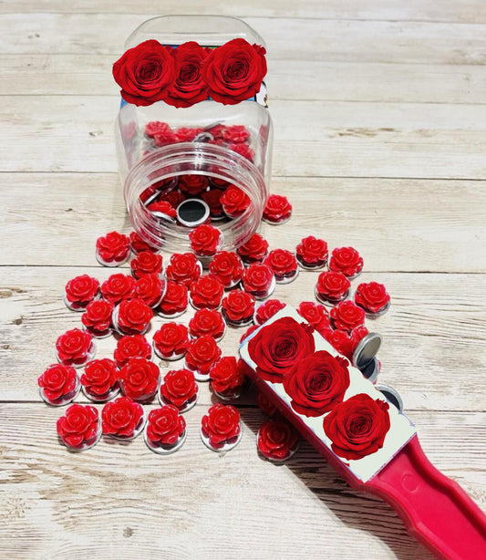 50 Fichas Magneticas Para Bingo con Pala Magnetica 50 Resin Filler Chips & Wand for Bingo Cards