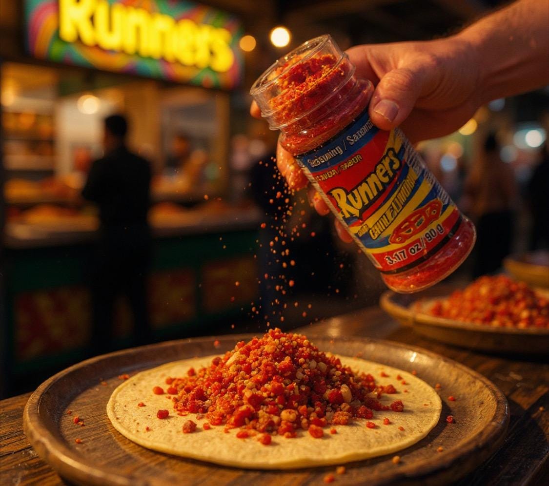 Runners Chile Limon Seasoning Powder Spicy Chile Lime Mexican Snack Seasoning for Fruits Chips and Dnackd Sazonados Sabor Runners