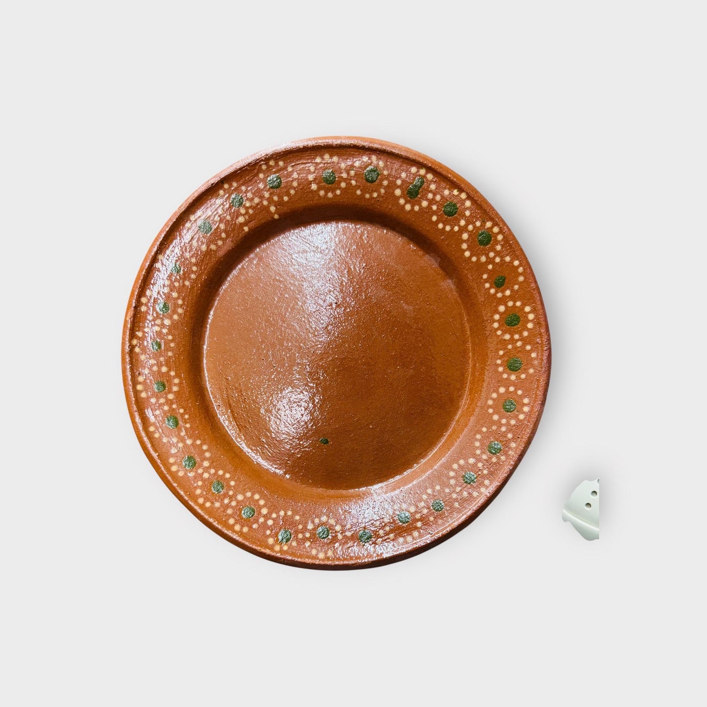 Mexican Terra Cota Round Plates Platos Redondos Mexicanos De Barro Artesanales