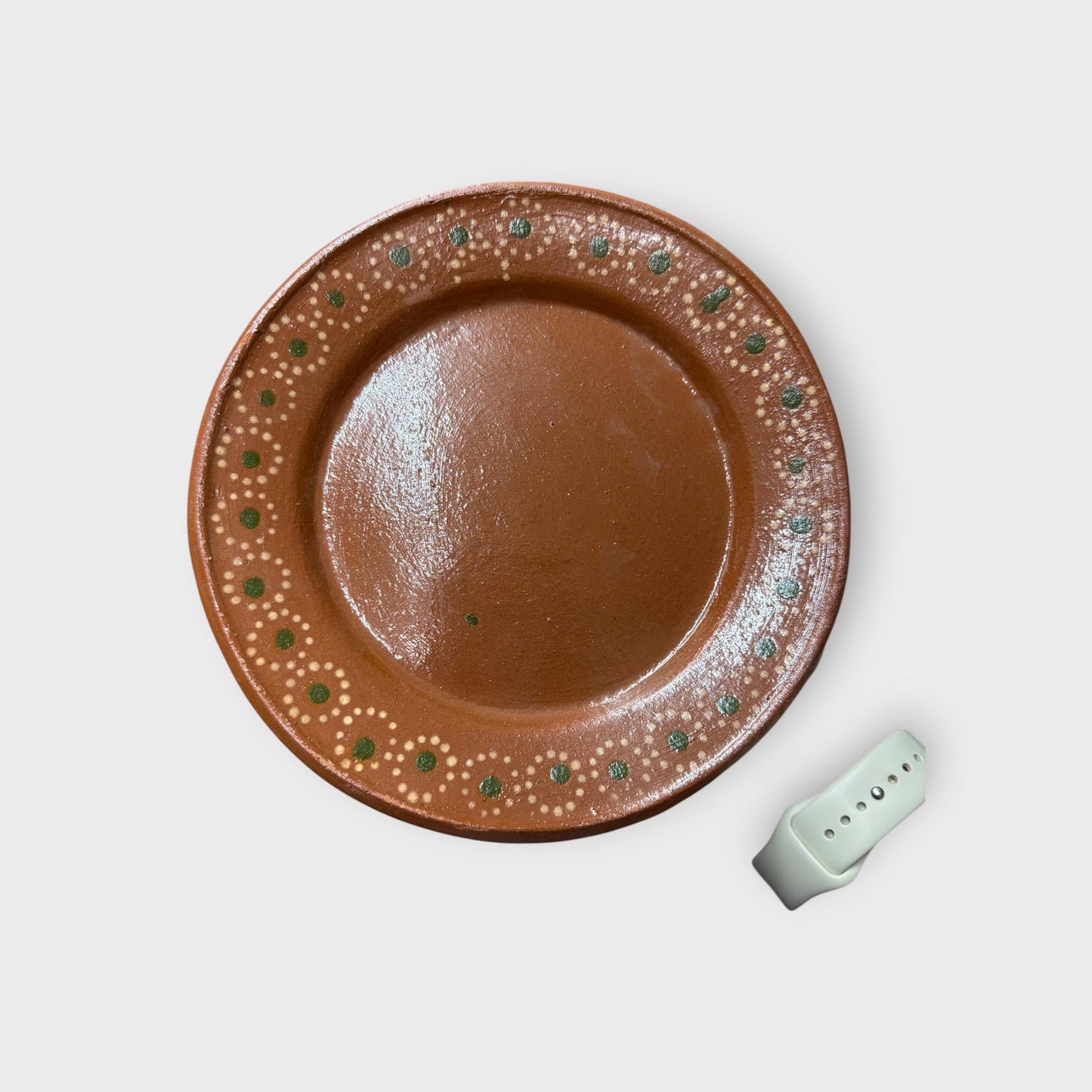 Mexican Terra Cota Round Plates Platos Redondos Mexicanos De Barro Artesanales