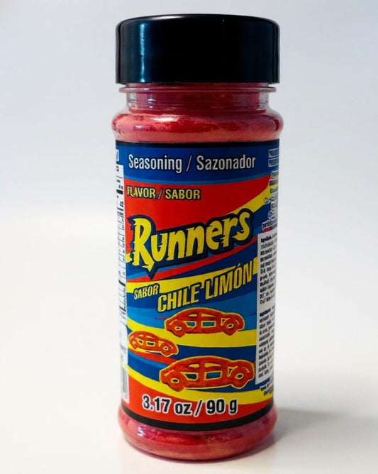Runners Chile Limon Seasoning Powder Spicy Chile Lime Mexican Snack Seasoning for Fruits Chips and Snacks Sazonados Sabor Runners