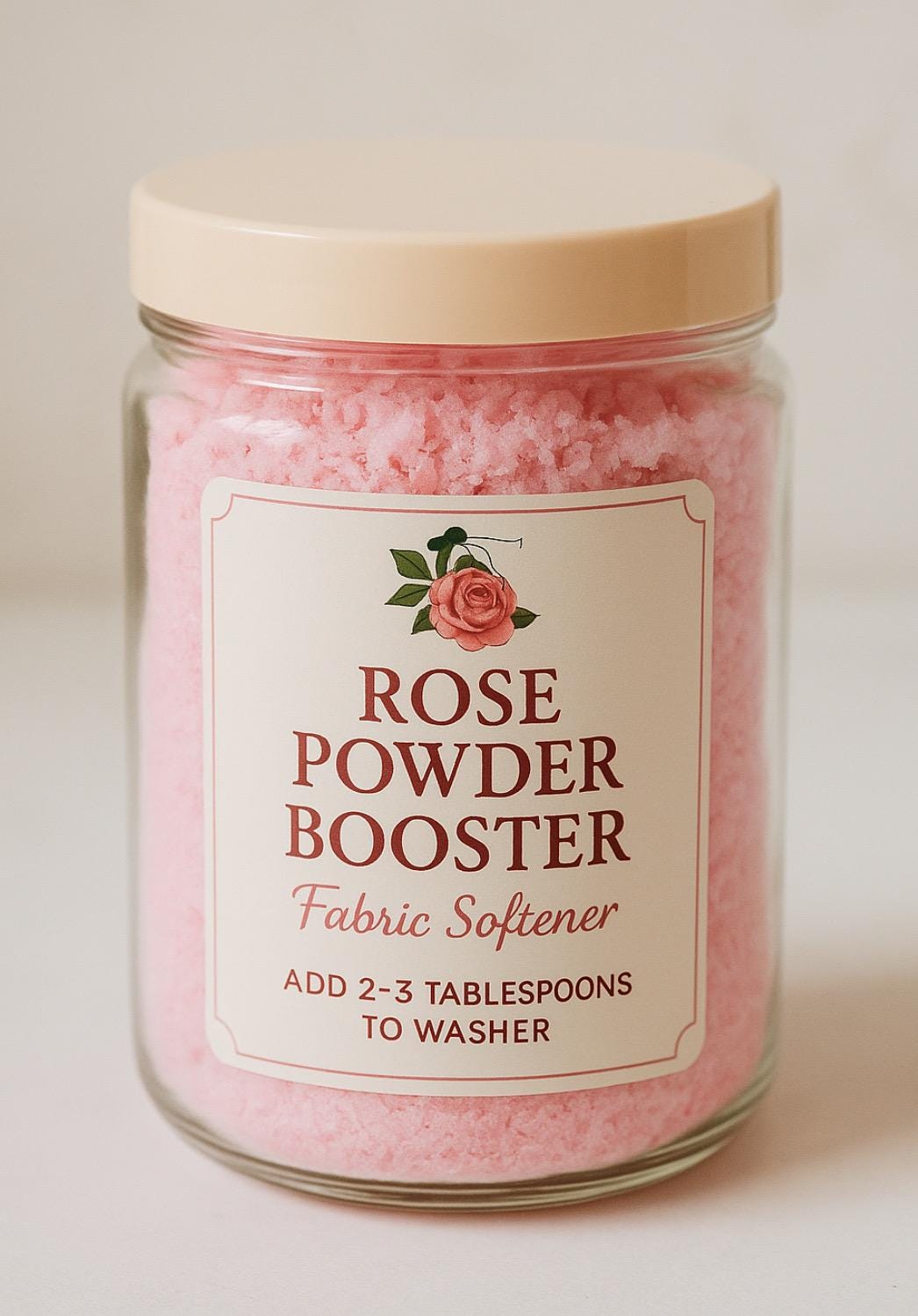 Pink Red Roses Scent Booster Powder Set Long Lasting Freshness Red Roses Floral Scent Suavizante Potenciador Aroma Rosas Rojas Floral