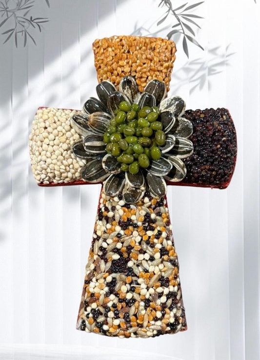 3x Mexican Abundance Prosperity Seed Crosses Mexican Spiritual Art 3 Cruzes Mexicanas para Abundancia Prosperidad