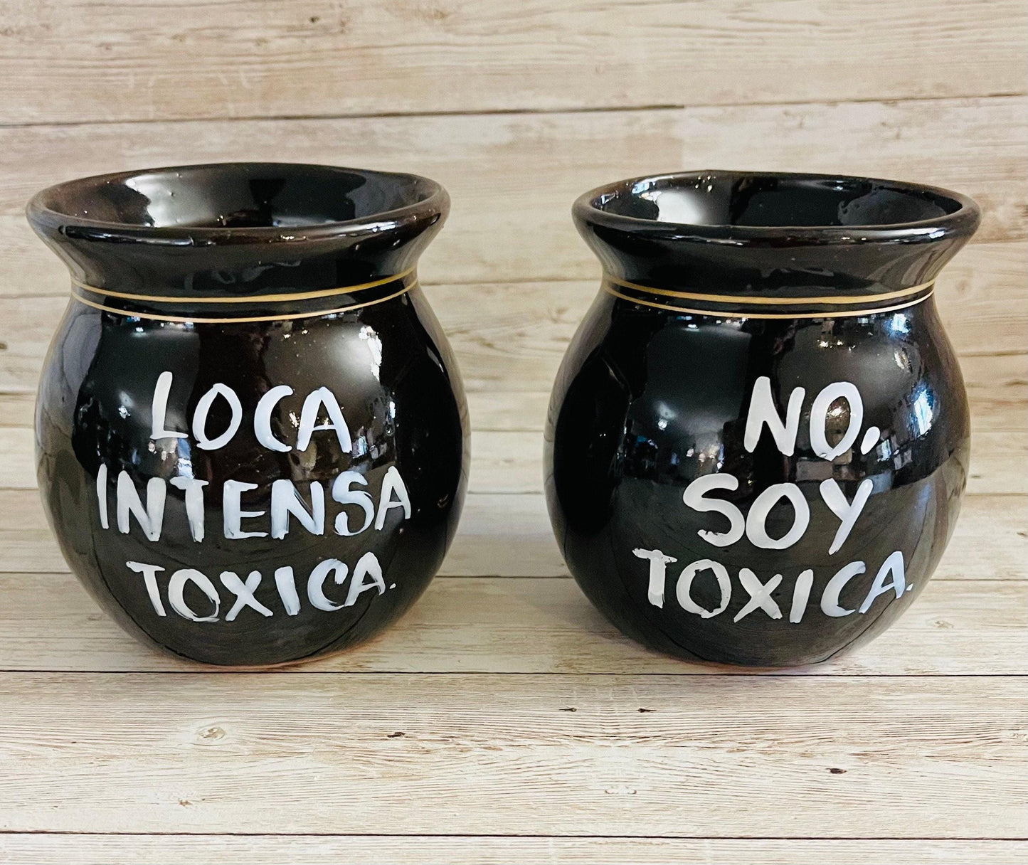Terra Cota Mexican Mugs Tazas Jarritos De Barro Mexicano Toxica