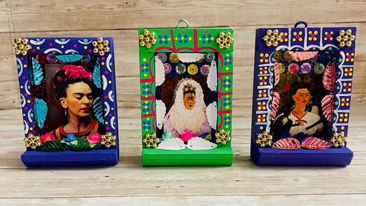 Nicho Mexicano De Frida Kahlo  Mexican Frida Kahlo Shadow Box