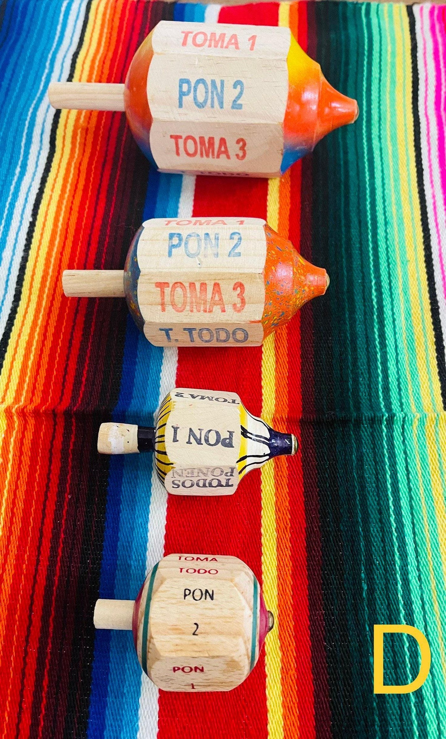 Mexican Wood Tomatodos Pironolas Wooden Classic Toys